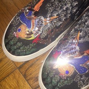 Steve Madden Shoe | Gwen Embellished Bird Sneakers